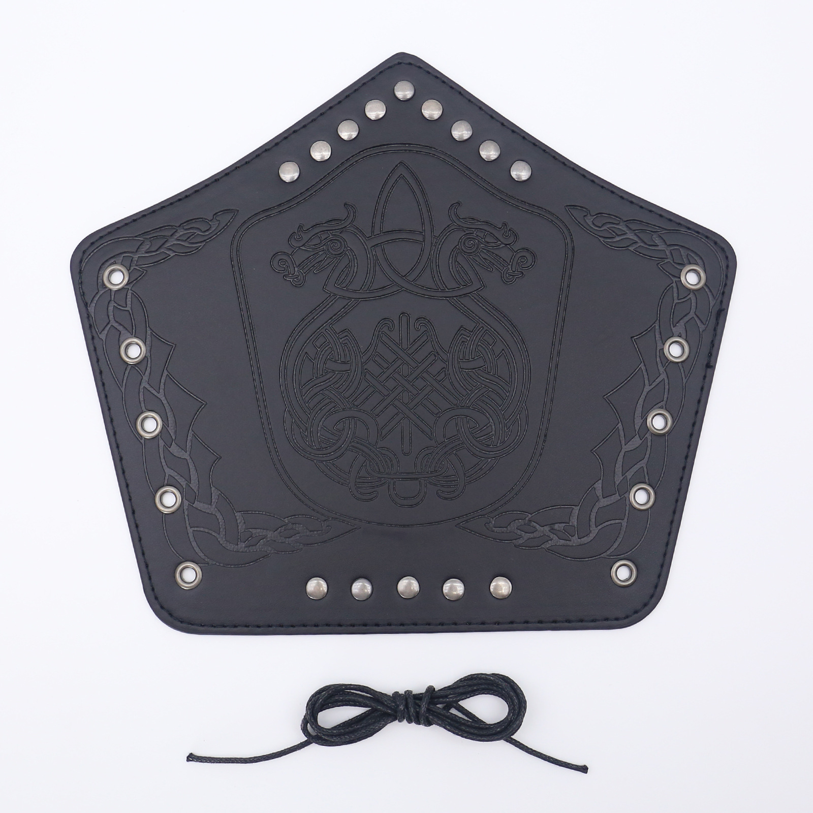 Picture of Cross-border Medieval Men's Leather Bracer Retro Punk Hand Guard Carnival cosplay Costume Accessories Arm Guard