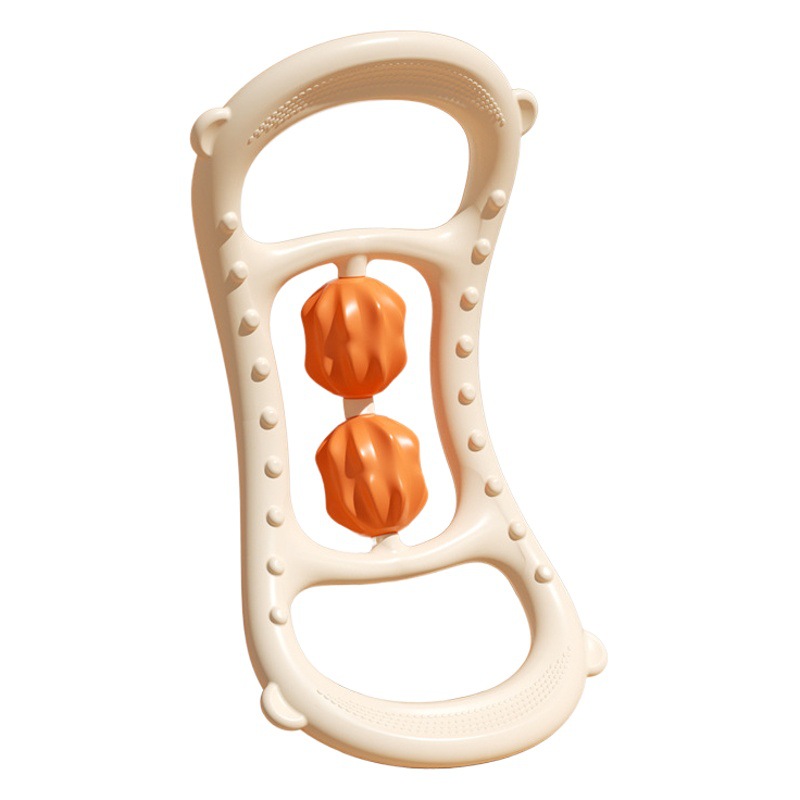 New Yoga Ring with Bump Roller Massage Open Shoulder Beauty Back Stretching Ring Pilates Yoga Stretching Aids