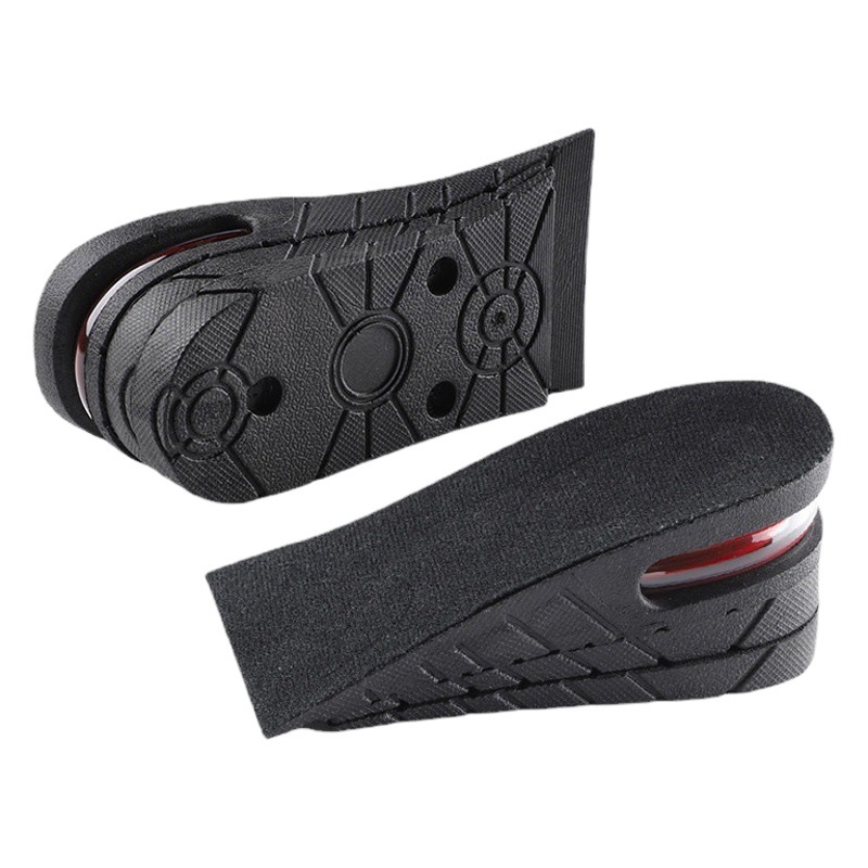 Pu Inner Heightening Insole Sports Shock-Absorbing Invisible Air Cushion Heightening Pad Full Cushion Three Layers Four Layers Half Cushion Men and Women