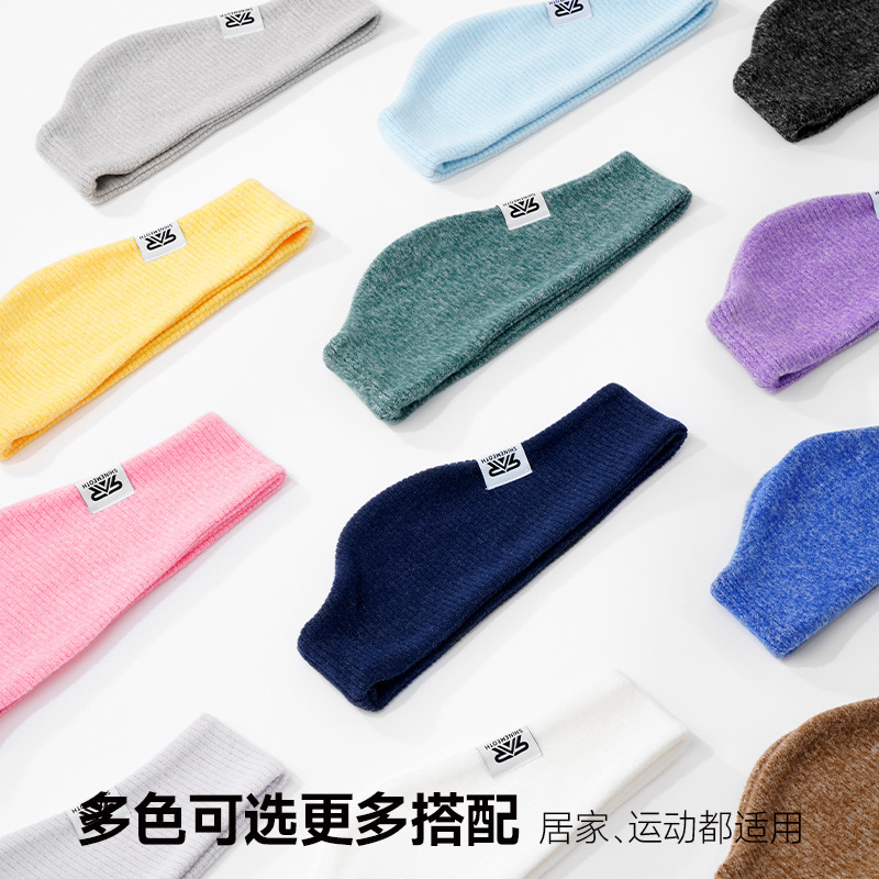 Picture of Sunmusi Sports Headband Wholesale Autumn and Winter Double-Layer Ear Protection Headband Women's Running Windproof Warm Headband Sports Headband
