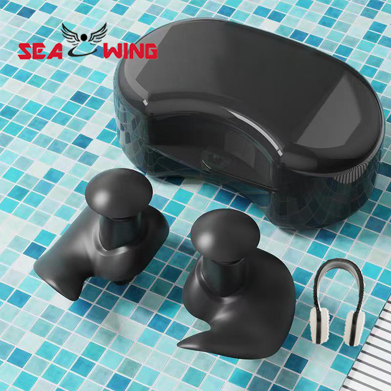 Picture of Adult Swimming Earplugs Professional Waterproof Silicone Soft Nose Clip Swimming Earplugs Training Equipment Earplugs Nose Clip Wholesale