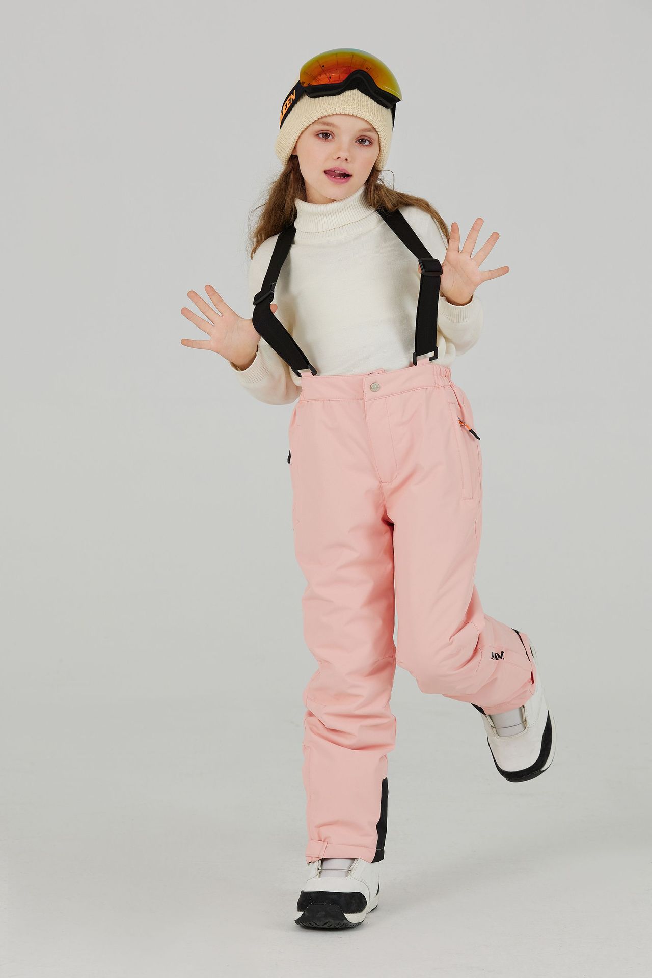 Picture of Children's Ski Pants, Single Board and Double Board, Loose, Large, Windproof, Waterproof, Warm, Ski and Mountaineering