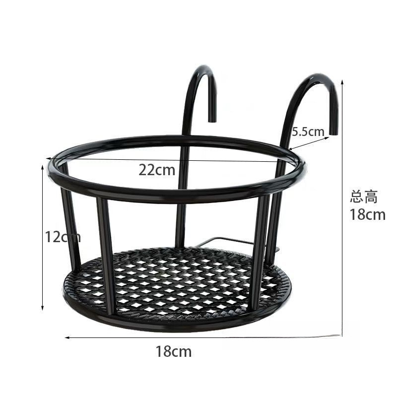 Nordic Style Indoor Iron Flower Stand Living Room Balcony Floor-Standing Flower Stand Simple Modern Pothos Flower Pot Stand Multi-Layer