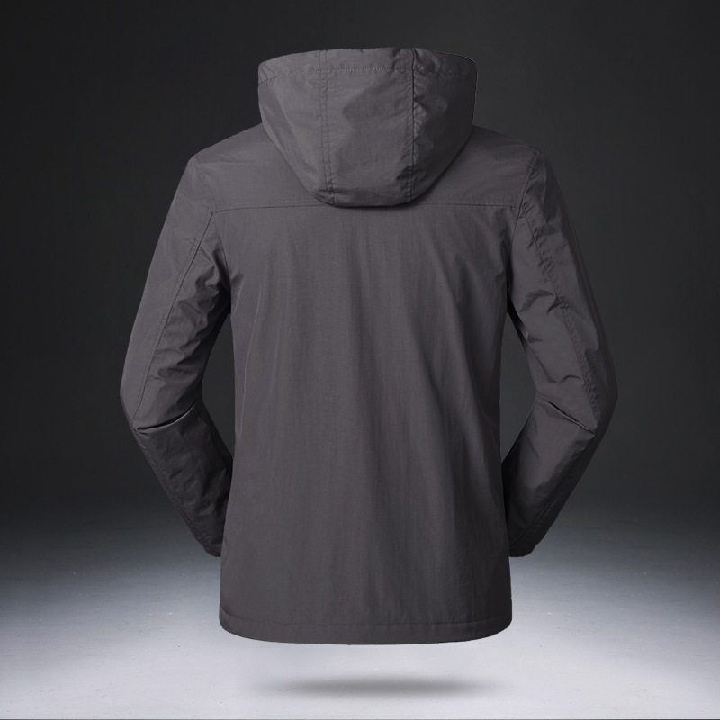 Picture of Spring, Autumn and Summer Outdoor Jacket Men's Single-Layer Thin Casual Clothing Jacket Breathable Windproof and Rainproof Jacket Mountaineering Clothing