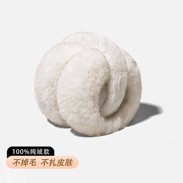 Picture of Plush earmuffs winter women's fashion winter warm Earmuffs Ear protection earmuffs foldable anti-freezing earmuffs for students 2