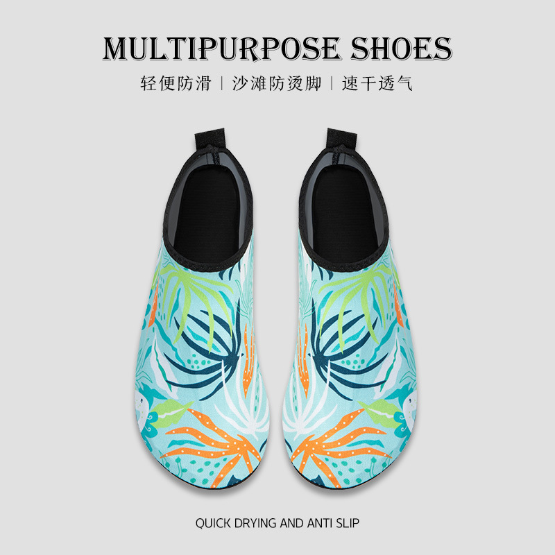 Picture of Beach Shoes for Women and Men, Adult Snorkeling Shoes and Socks, Non-Slip Soft Bottom Swimming, Quick-Drying, Sand-Proof, Diving Yoga Shoes, River Wading