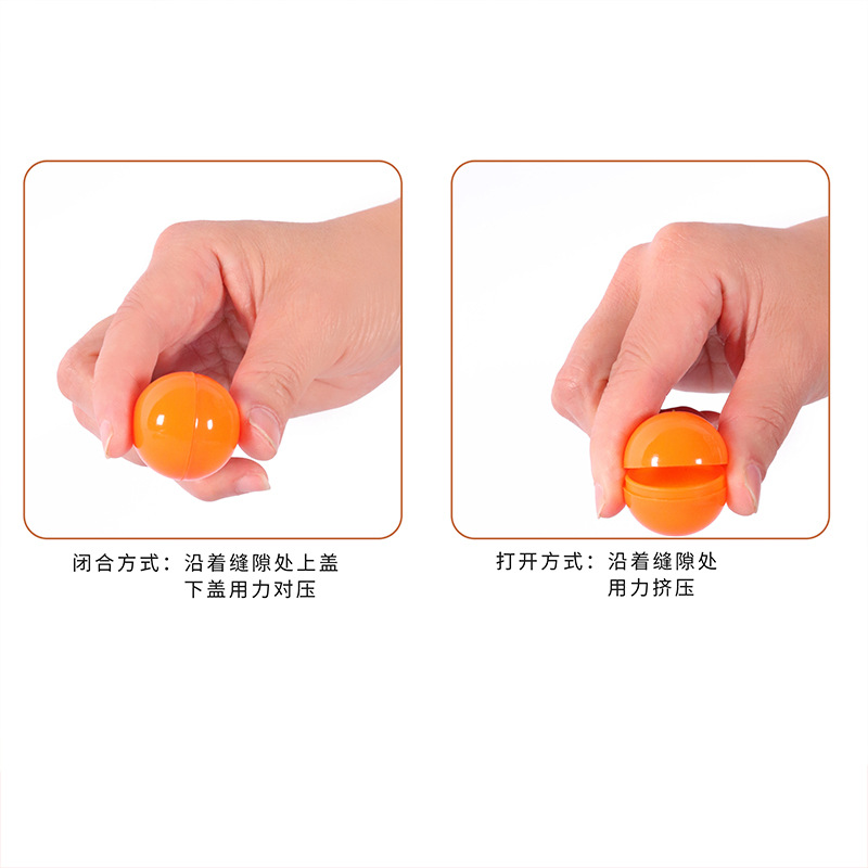 Picture of 3cm Open Lottery Ball, Yellow Table Tennis Can Open Plastic Ball, Glossy Seamless Lottery, Touch Table Tennis