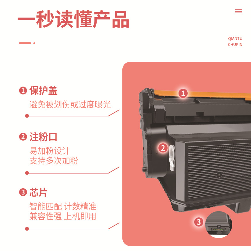 Picture of For Xerox WorkCentre 3335 3345 cartridge P3330 cartridge Xerox 106R03621 Toner