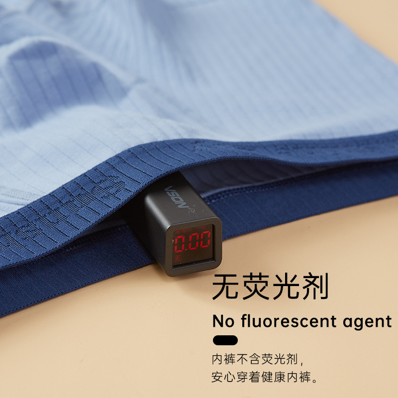 Picture of High school student boys' underwear combed cotton boxer teenagers boys middle and big children Students children boxer underwear wholesale