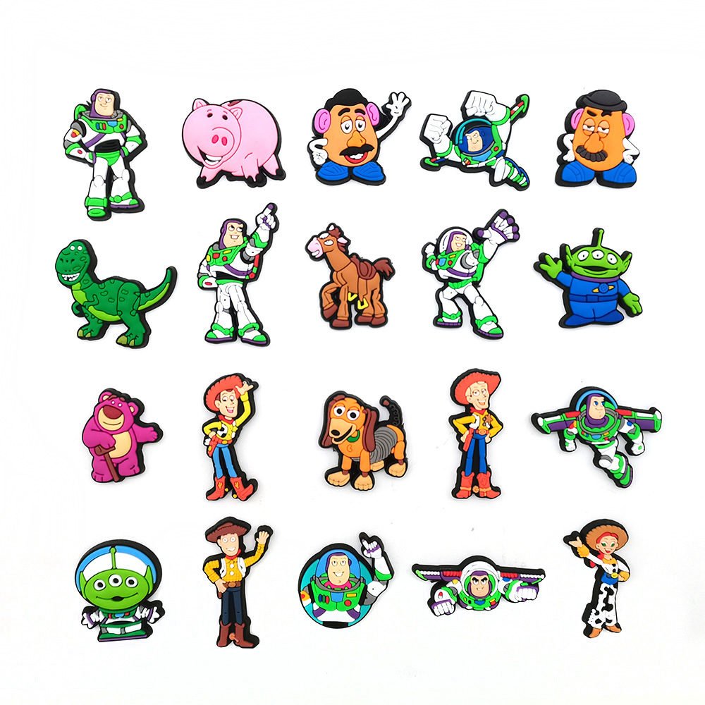 20 suit Cartoon Bustlightyear Cave Shoes Shoes Flower Decorative Buckle Personality DIY Student Garden Shoe Buckle Accessories