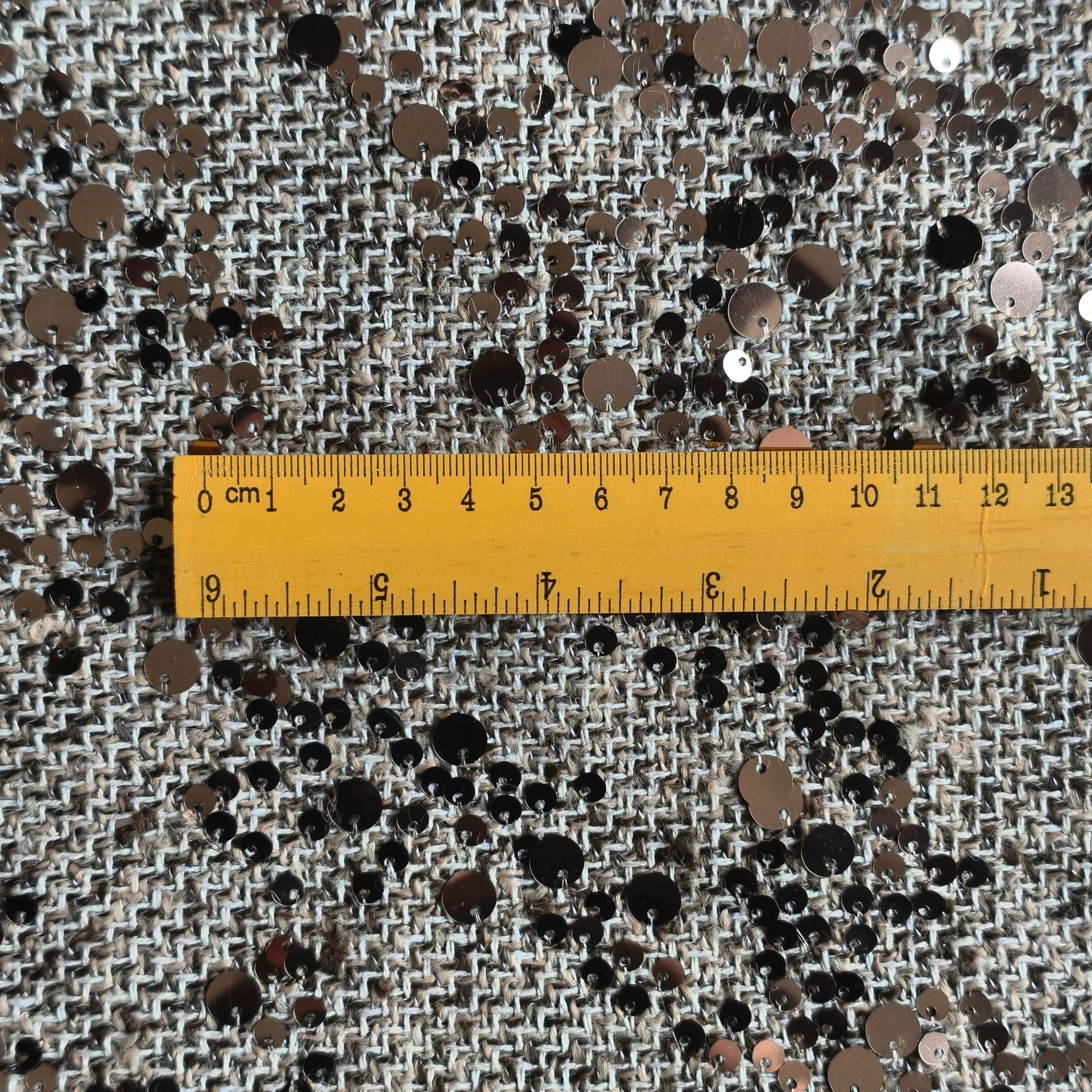 Picture of Coarse Floral Small Fragrance Style Large and Small Beads Sequin Embroidered Fabric Autumn and Winter Girls' Clothing Jackets Bags Shoe Materials Hat Fabrics