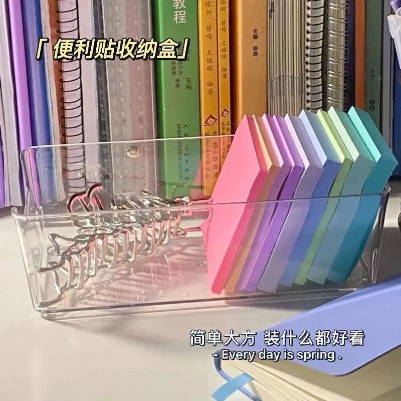 Picture of Paper storage and organizing artifact large capacity transparent plastic household registration book junior high school graduation certificate a4 file storage box