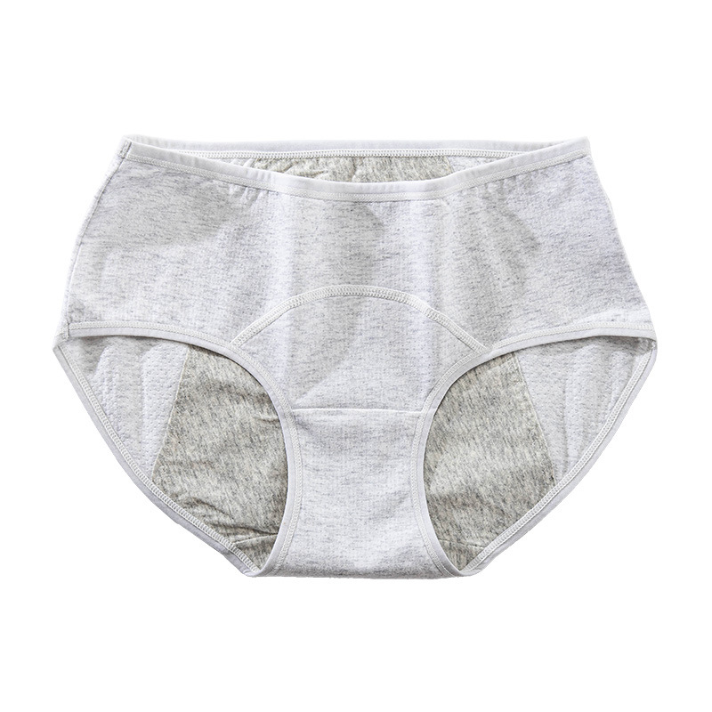 Picture of Women's Menstrual Pants, Aunt Pants, Mid-Waist Pure Cotton Crotch Triangle Menstrual Pants, Leak-Proof Large Size Underwear, Women's Menstrual Sanitary Pants