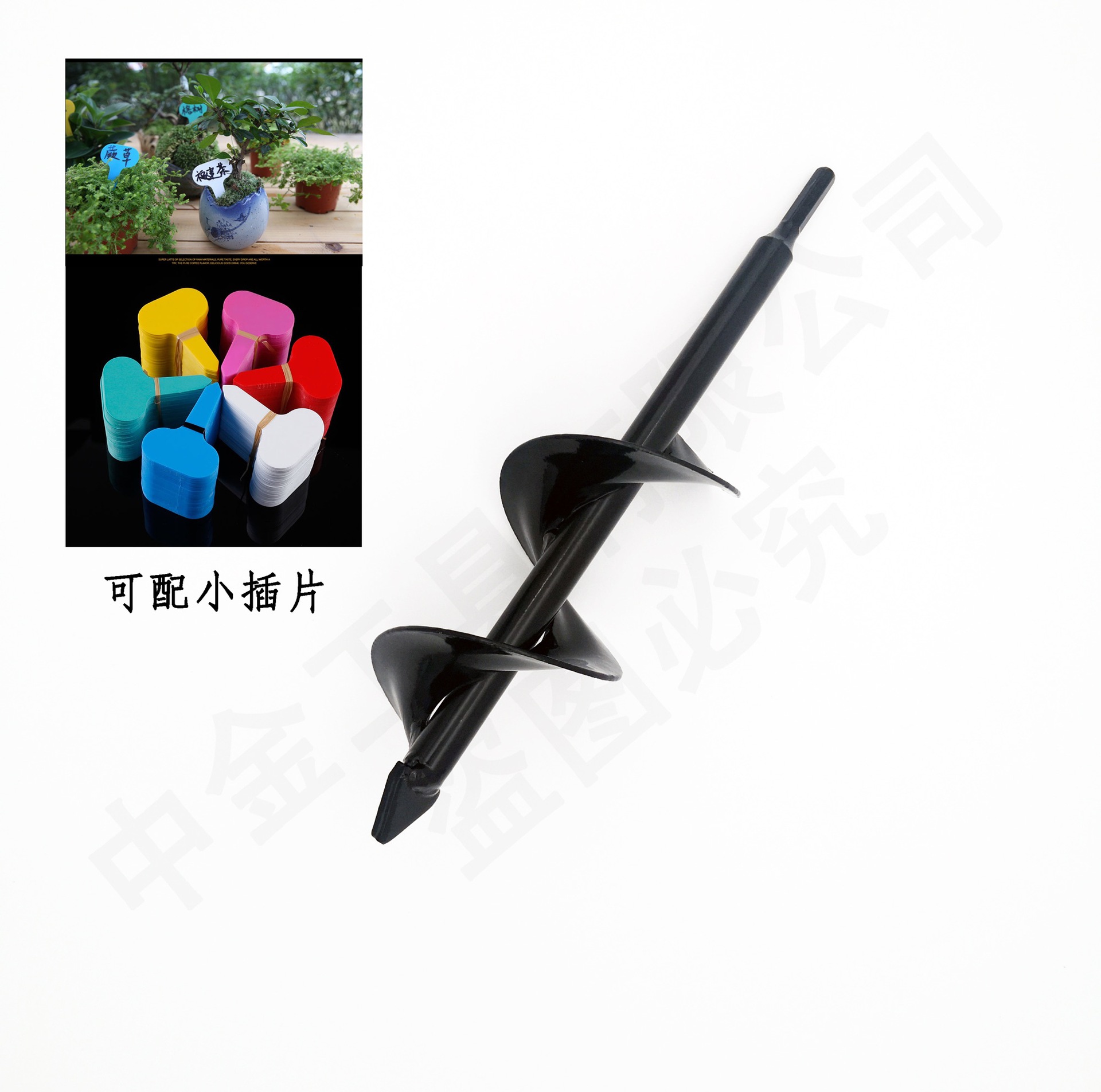 Picture of Factory Garden Tools, Agricultural Gardening Set, Garden Spiral Drill Bit, Planting Vegetable Digging Spiral Twist Drill