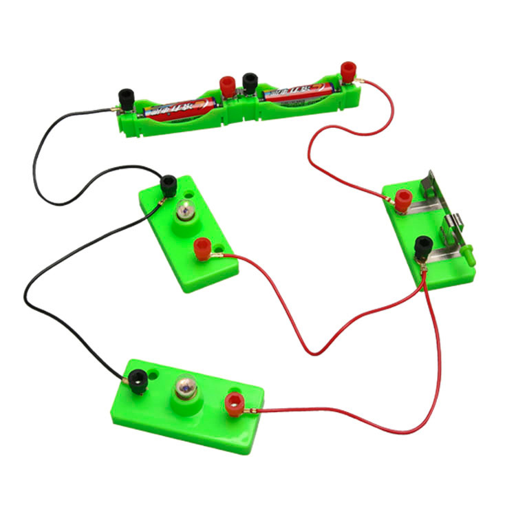Picture of Simple Circuit Technology Small Production Series and Parallel Experiment Box Primary School Science Experiment Equipment Small Lamp Holder Circuit