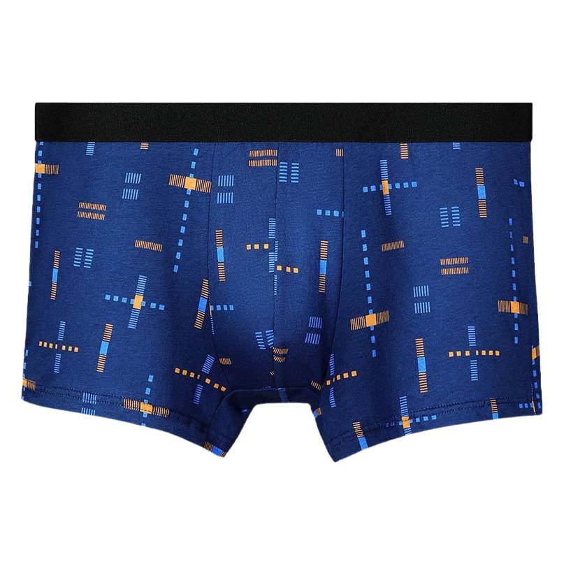 Men's Underwear Men's Pure Cotton Antibacterial Boxers Breathable Printed Summer Thin plus size Short Pants All Cotton Boxer Trousers
