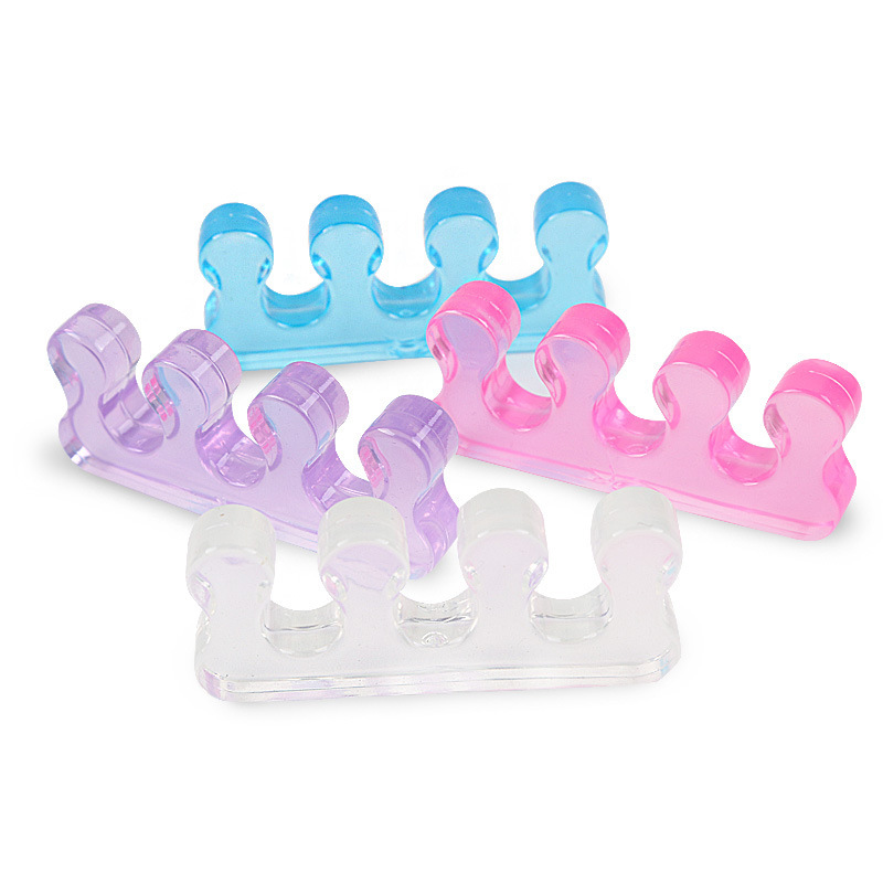 Blue Five-finger Toe Separator Overlapping Toe Orthotic Silicone Correction Artifact Big Foot valgus toe divider