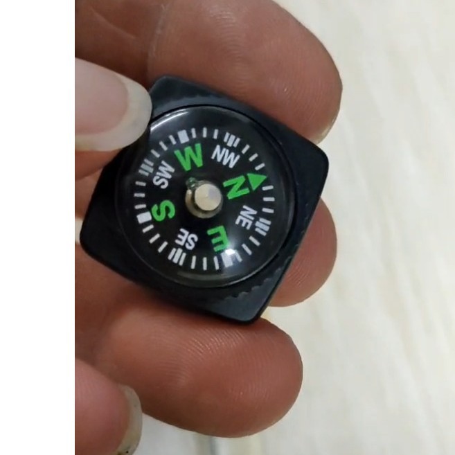 20mm Oil-in Rubber Leather Case Plastic Hardware Outdoor Supplies Matching Kit Compass Waterproof Compass