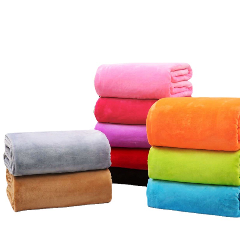 Picture of Coral Fleece Blanket Flannel Blanket Nap Blanket Gifts Pet Blanket Stock Tailstock Sheets Wholesale