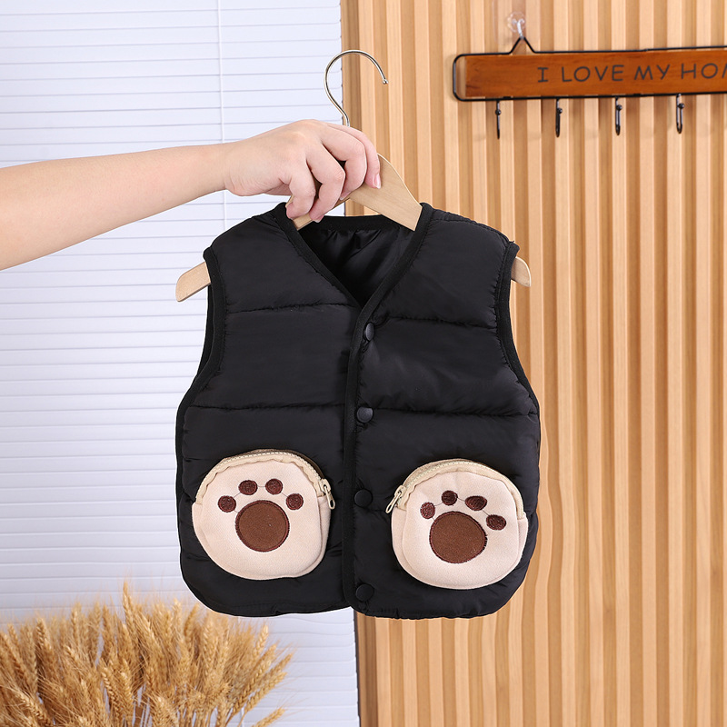 Picture of Boys' autumn and winter vest 2023 new children's thickened warm outer vest winter wear baby outer vest fashion