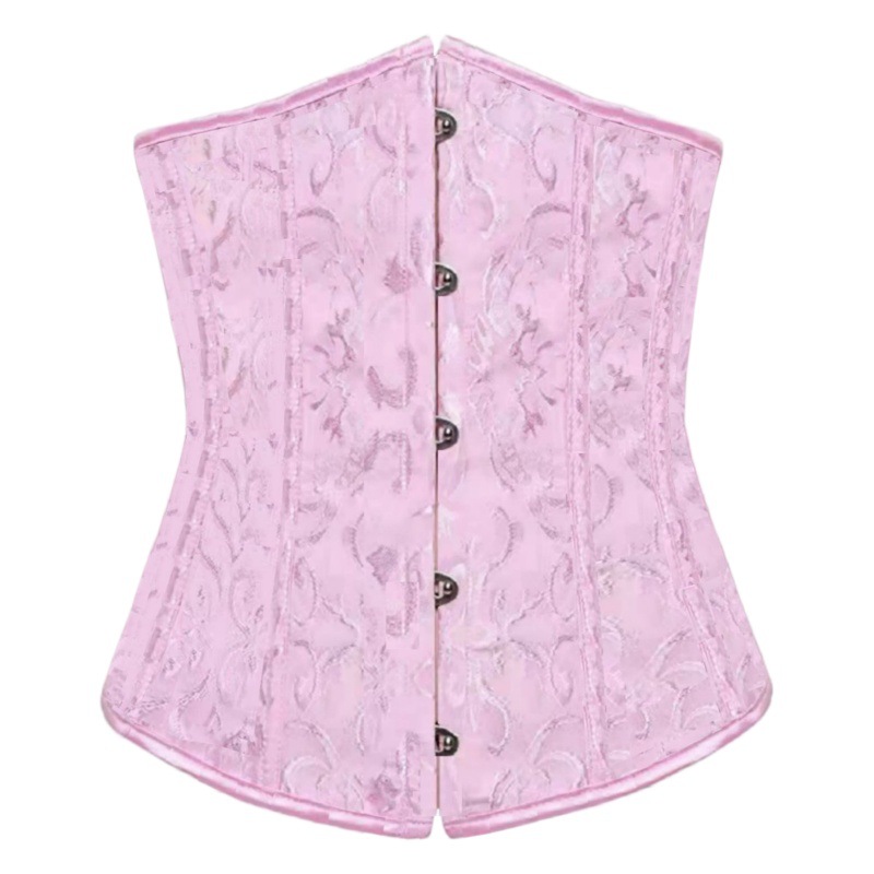 Source factory cross-border supply AliExpress hot jacquard waist clip court corset