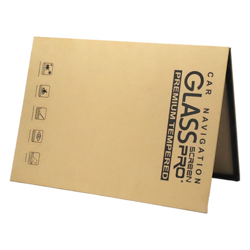 Supply multi-specification tempered film packaging Tesla car tempered film car navigator screen packaging box