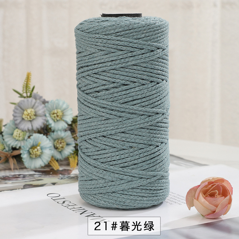 Picture of Explosions 2mm round strand hollow yarn European-style hook bag hollow Diy thread color multi-hand crochet collocation