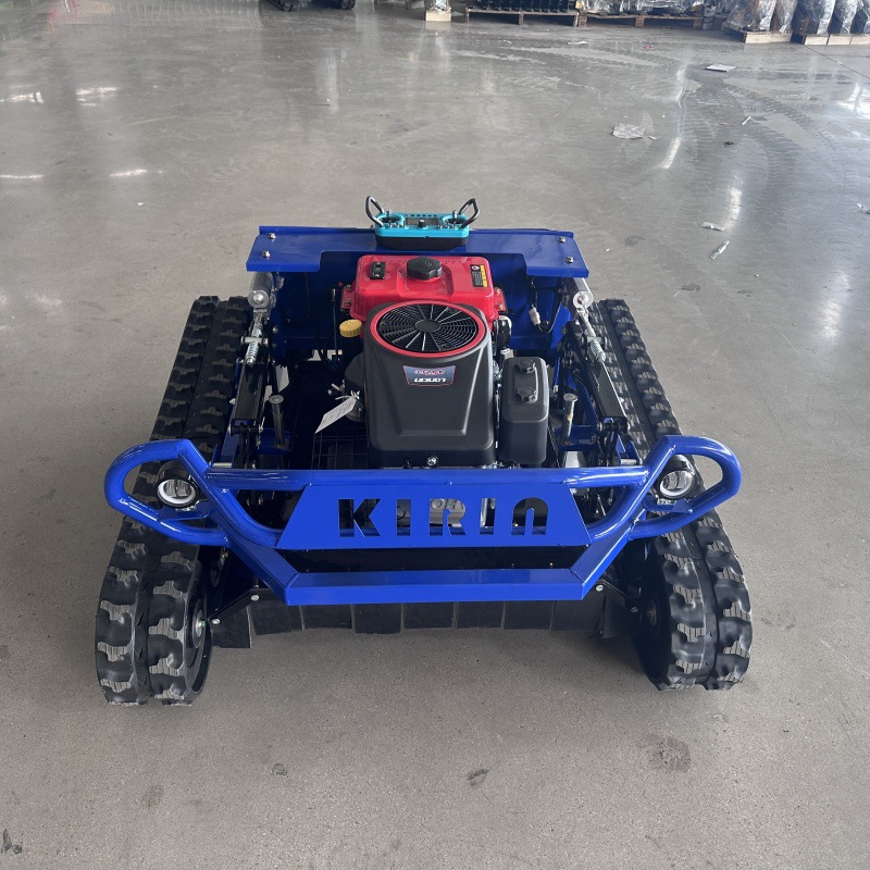 Export Lawn mower tracked remote control lawn mower agricultural orchard lawn mountain weed mower lawn shredder