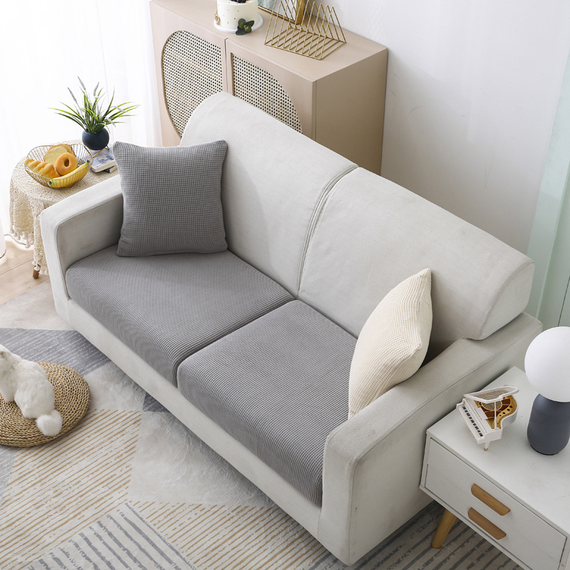 Thickened sofa cover cushion cover solid color all-inclusive non-slip sofa cover four seasons universal cross-border supply manufacturers wholesale