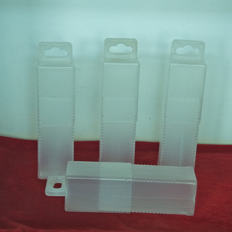 Drill Bit Tapping Tool Packaging Red Yellow Transparent Square Plastic Box Telescopic Pull-Up Blow Molding Manufacturer