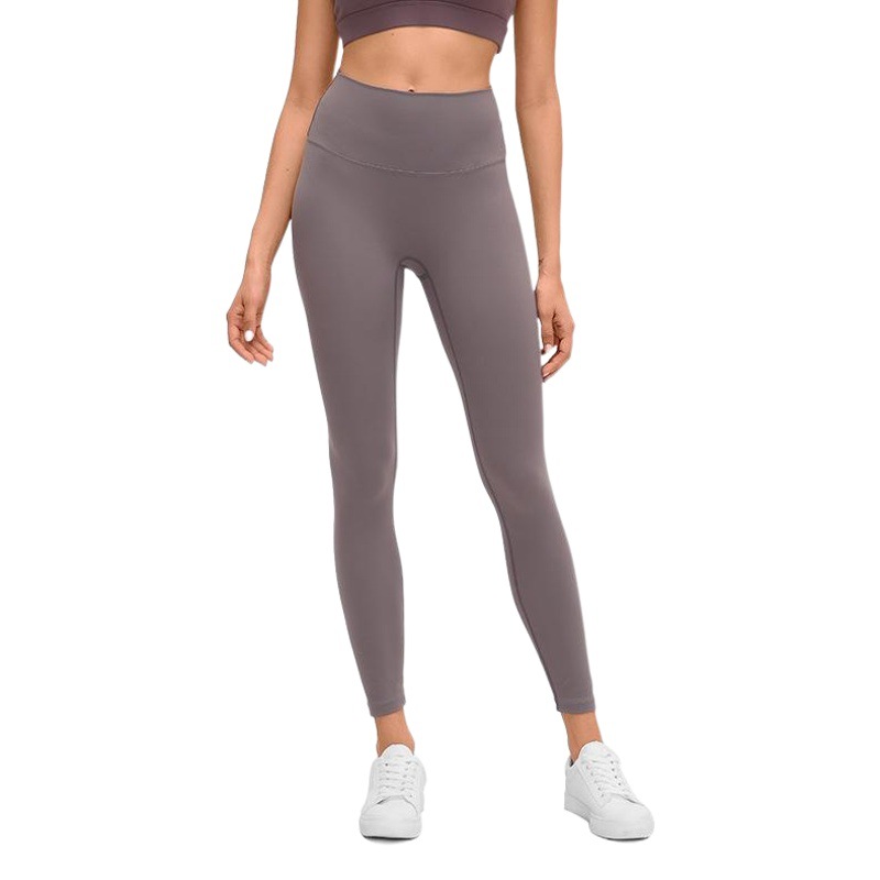 A generation of new No embarrassment line naked yoga pants hip high waist running fitness pants