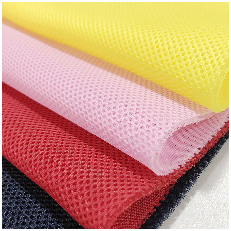 Three empty one 26 needle small round hole sandwich mesh polyester elastic breathable bags shoes clothing small hole sandwich mesh