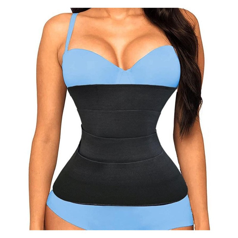 Cross-border New Waist Winding Belt Shaping Clothes Abdominal Shaping Belly Belt Women's Belt Elastic Belly Belt