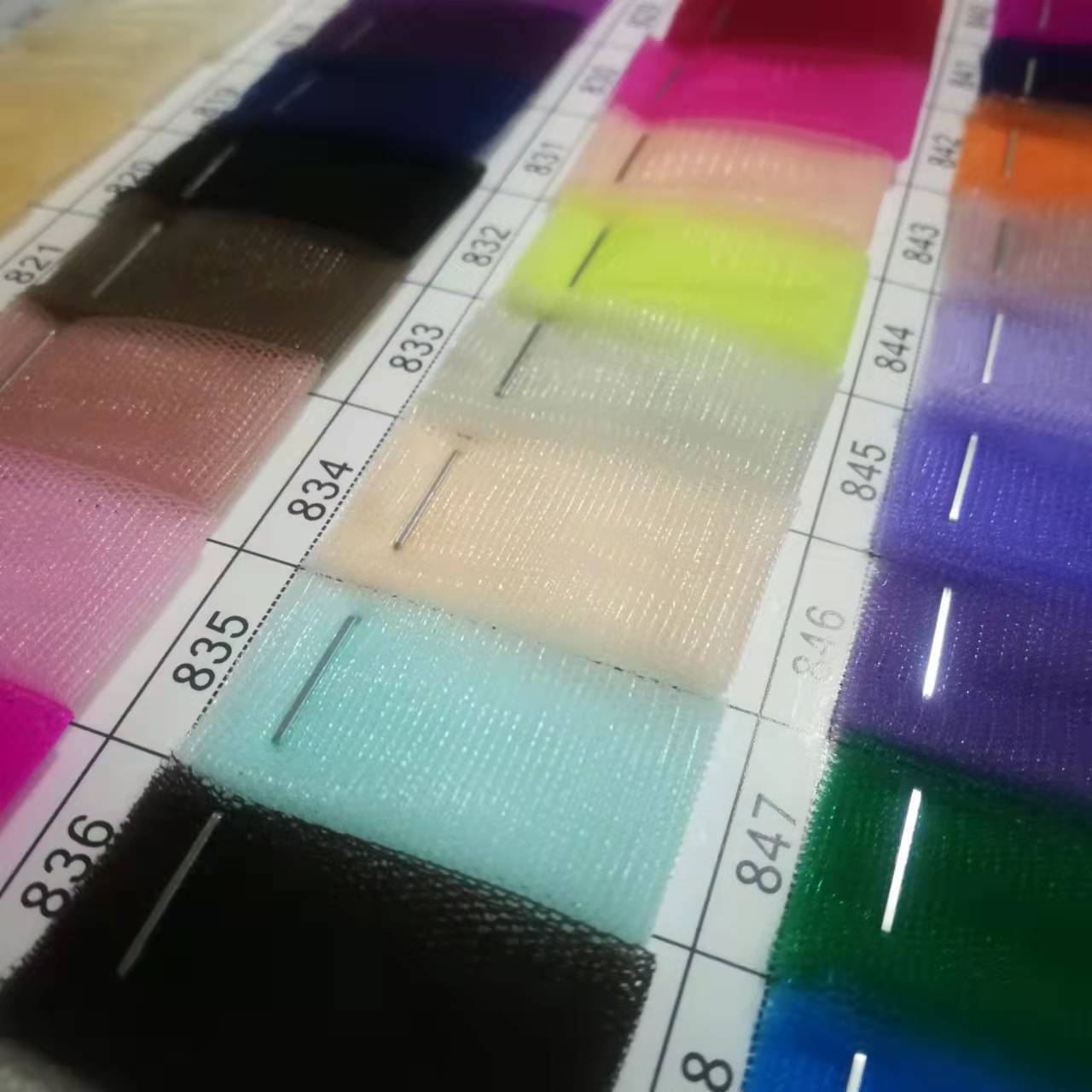 Nylon 6 Corner Mesh Fabric Thin Reinforcing Transparent Net Soft Net Wedding Dress Mesh Fabric 173 Color Full in stock