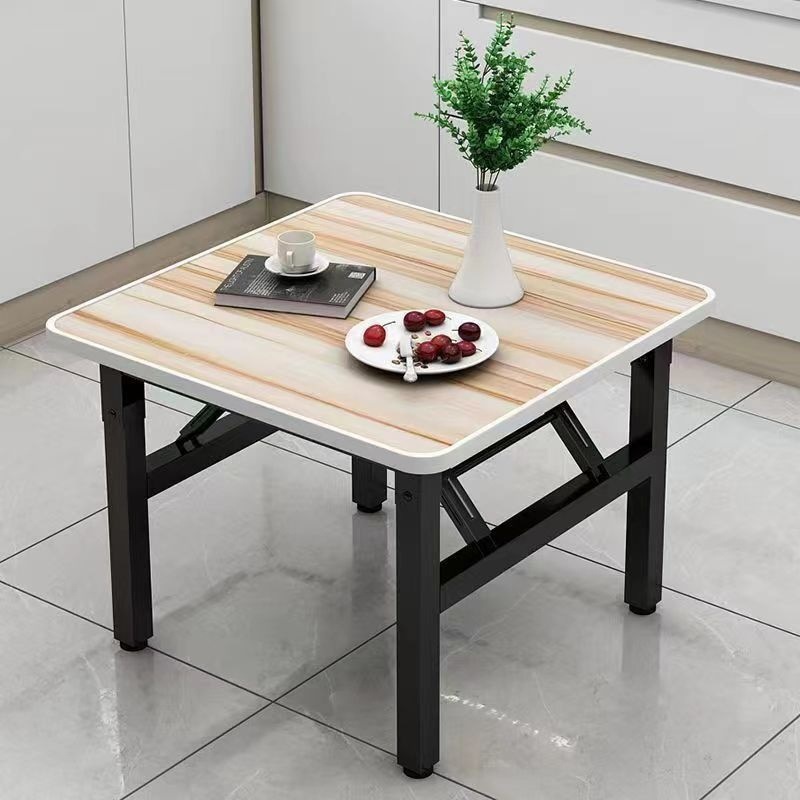 Picture of Folding table square dining table outdoor low table floor stall table home foldable dining table dining table small square table