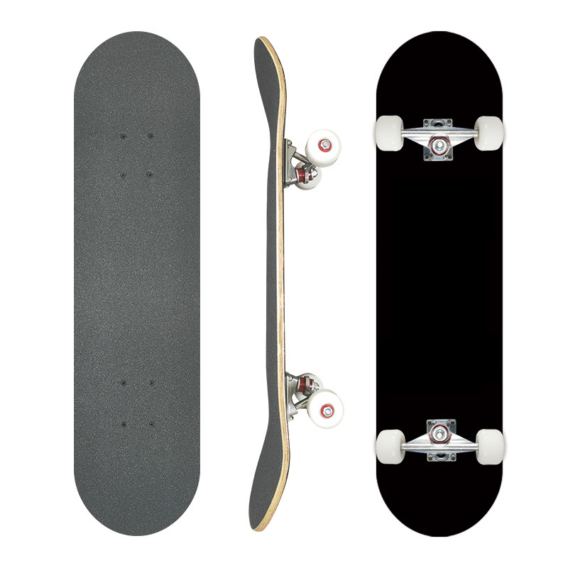 Picture of 31 inch skateboard professional adult street maple four-wheel beginner children double rocker concave skateboard
