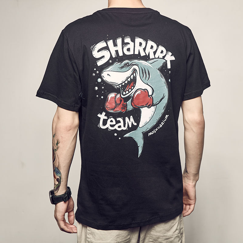 Picture of Men's Japanese Anime Printed Short-sleeved T-shirt Men's Summer New Casual Loose T-shirt Trendy Couple's Round Neck TEE