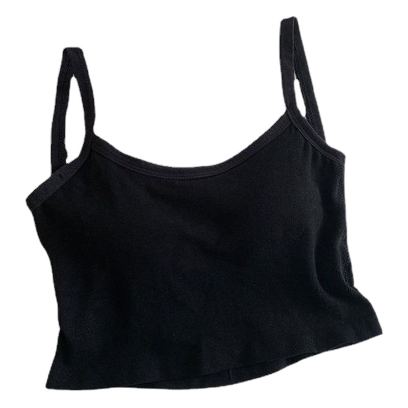 Backless Crossed Beautiful Back One-piece Chest Wrap Underwear Women's Sexy No Steel Ring Anti-running Light Base Short Camisole