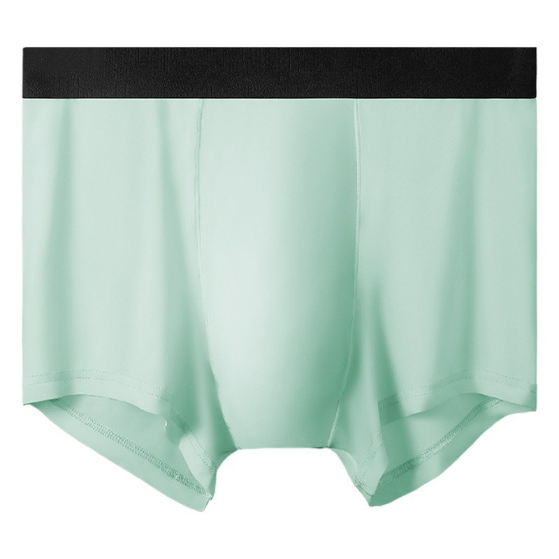 Ice Silk Underwear Men's Boxer Shorts Summer Thin Breathable Boxer Shorts Sexy Transparent Boxer Shorts Shorts