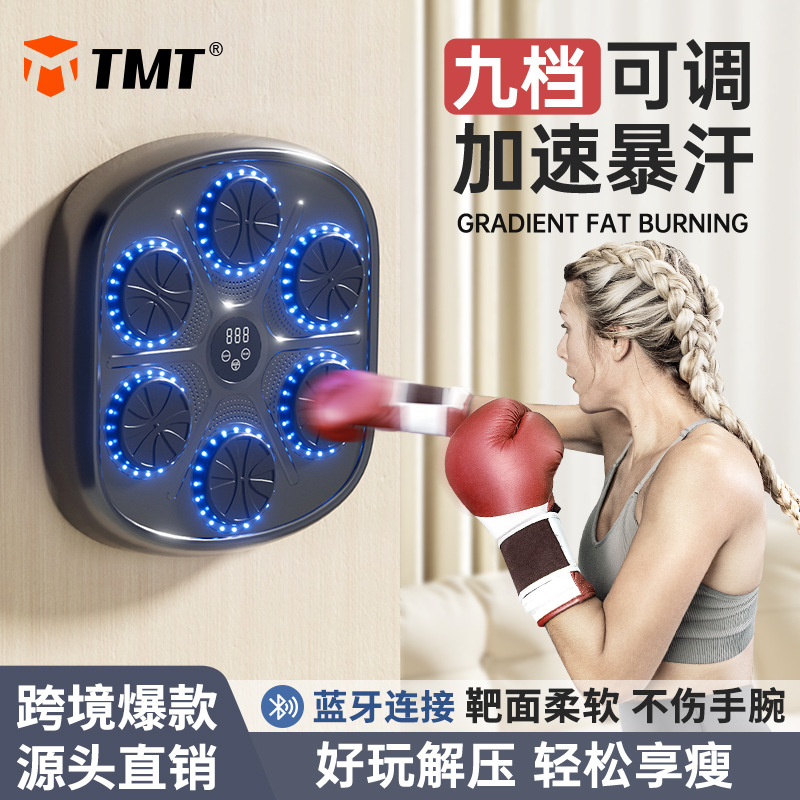 Smart Bluetooth Music Boxing Machine Home Adult Wall Target Children's Physical Weight Loss Indoor Electronic Target Training Thickening