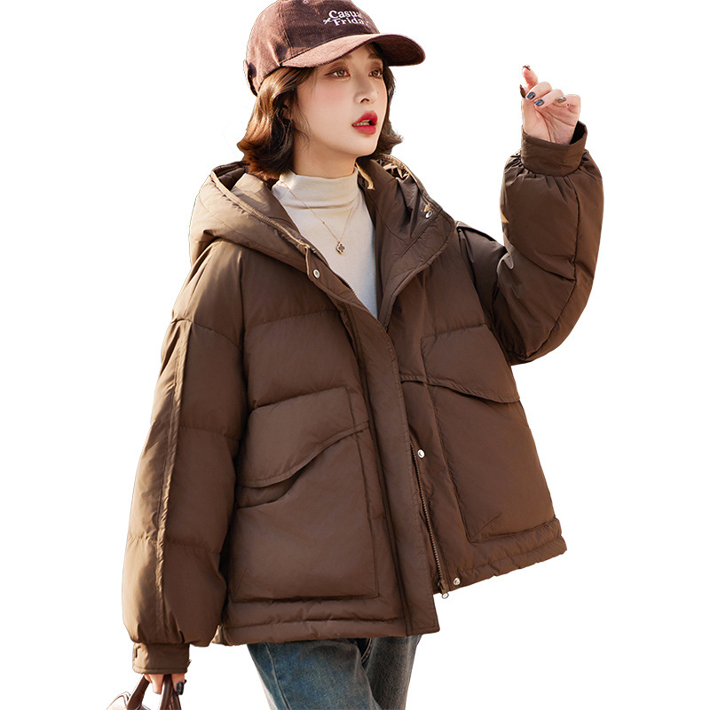 Picture of Short Down Jacket Women's Winter 2024 New Thickened High-end Western Style Small Puff Cloud Puff Bread Coat
