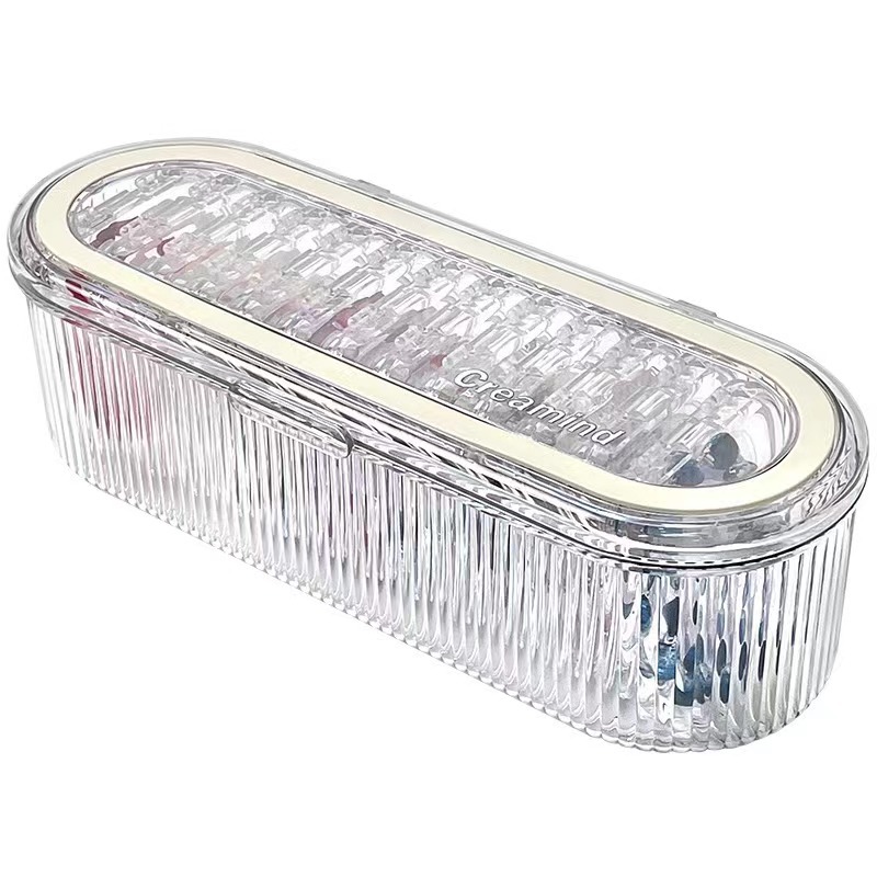 Picture of Handstring Storage Box Transparent Acrylic Crystal Beaded Bracelet Special Sealed Box Anti-oxidation Portable Jewelry Box
