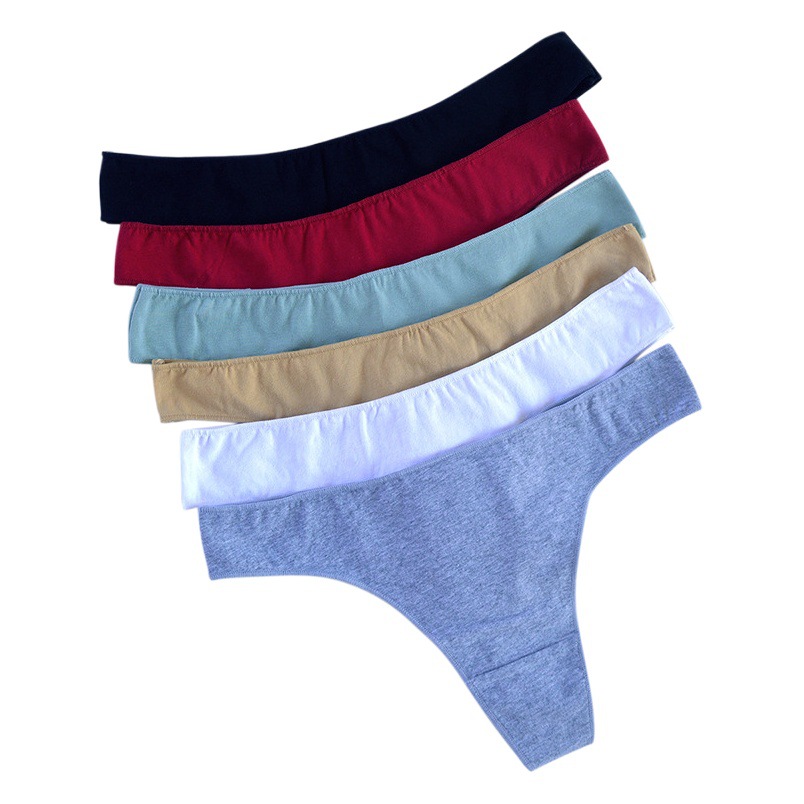 Cross-Border Hot-Selling Women's Thong Sports Breathable Invisible T-Pants Large Size Sexy Thong Women's Daily Wear Temptation