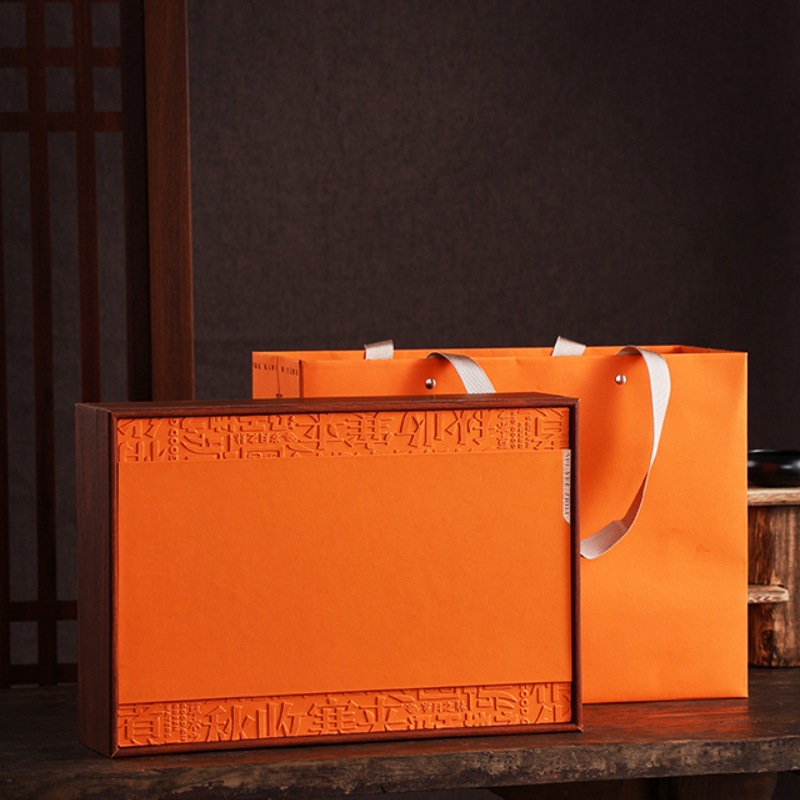 High-End New Dahongpao Rock Tea Dancong Ancient Tree Black Tea Mid-Autumn Festival Universal Tea Can Gift Box Packaging Empty Box