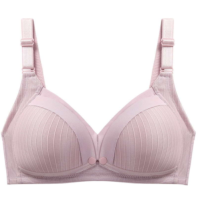 New Thin Maternity Underwear, Thin, Wire-Free, Comfortable, Pregnancy, Postpartum, Breastfeeding, Front Buckle Push-Up