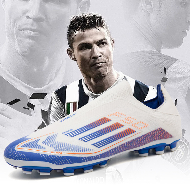 Cross-border World Cup F50 Low-top Football Shoes Artificial Turf Spike Training Shoes for Boys and Girls Children Teenagers and Students