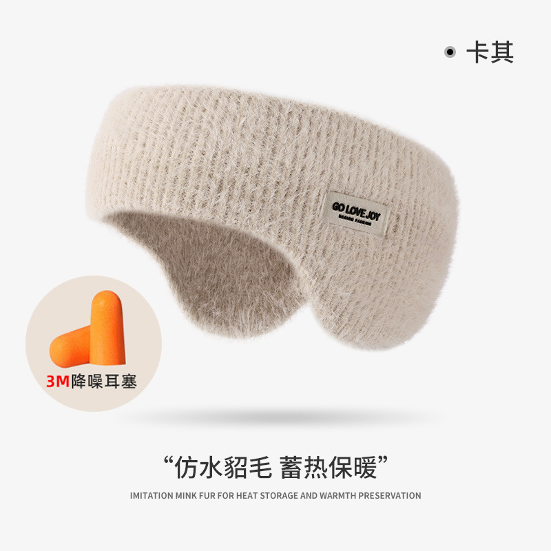 Picture of New Winter Ski Earmuffs for Men, Outdoor Sports and Cycling, Windproof Double-Layer Warm Head-Mounted Back-Worn Cross-Border