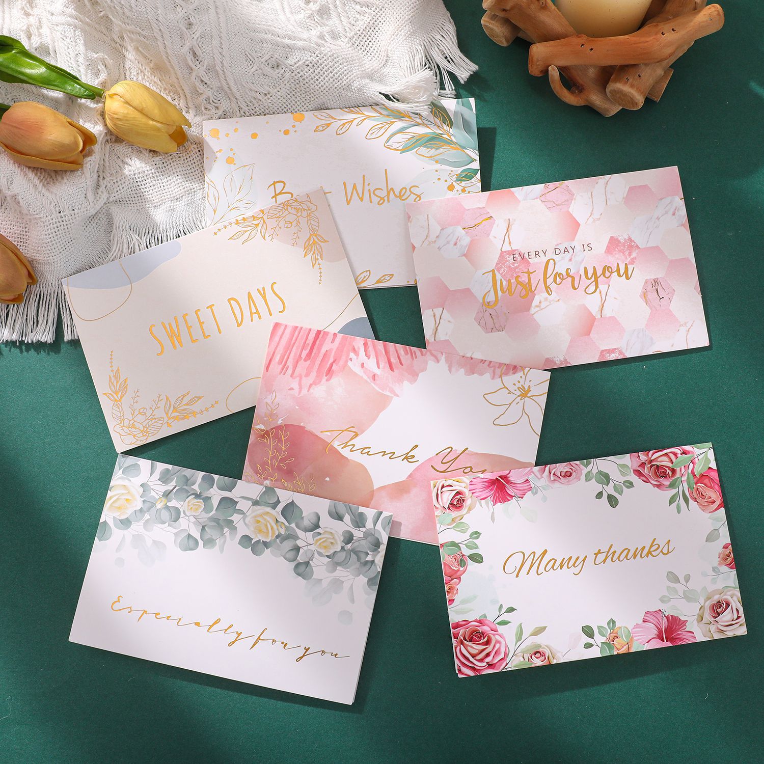 Picture of Teachers' Day Greeting Card Watercolor Thanksgiving Bronzing Christmas Simple Thank You Card Cross-border Amazon Source
