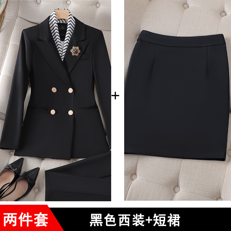 Picture of Spring and Autumn Business Wear Women's suit Women's Fashion Dress Stitching Women's Suit Work Clothes Korean Casual Small Suit