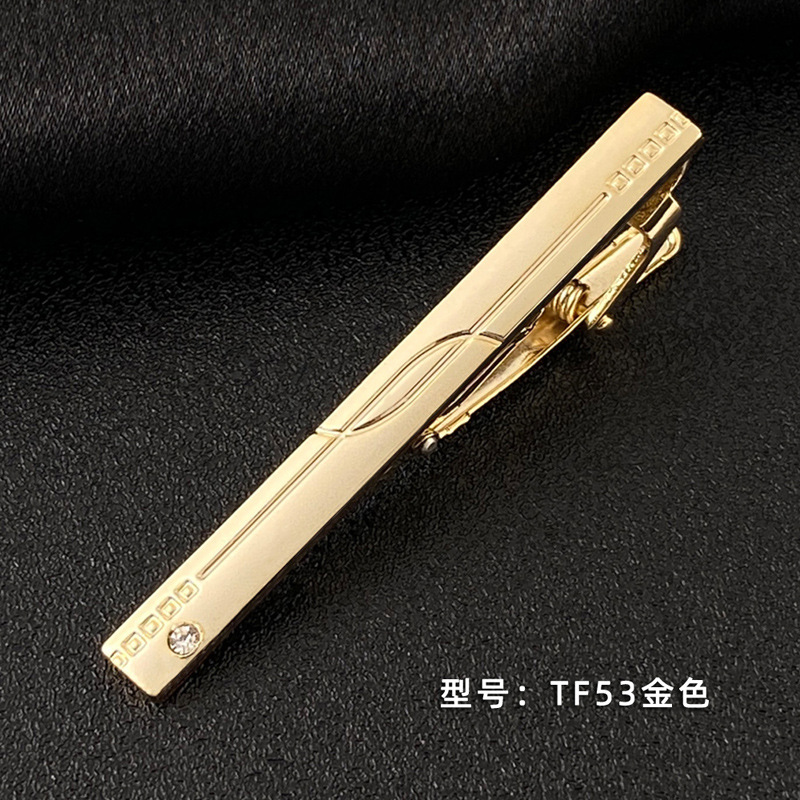 Picture of Men's Tie Clip Manufacturer Direct Sales Yiwu Cross-Border Business Metal Tie Clip Tieclips Bow Tie Business Style